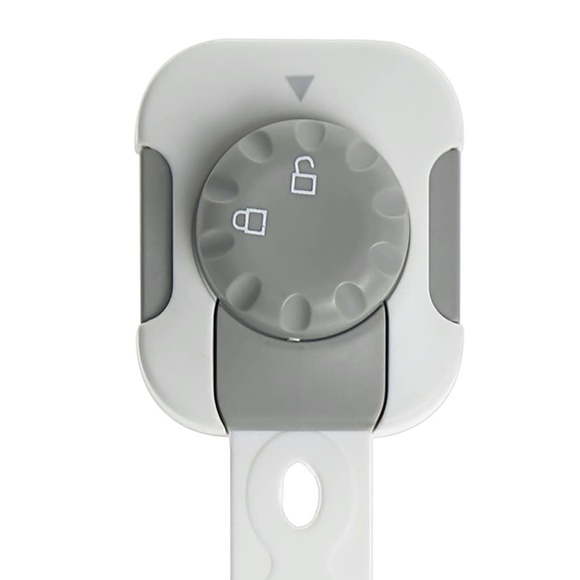 Baby Safety Cabinets Strap Locks for Cabinets, Fridges, Drawers, Toilets etc - Picture 5 of 7